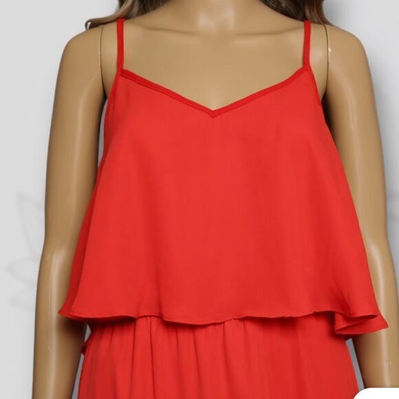 🦋Mossimo Coral sundress sleeveless Maxi dress. With side slit size M NWT - Picture 12 of 13